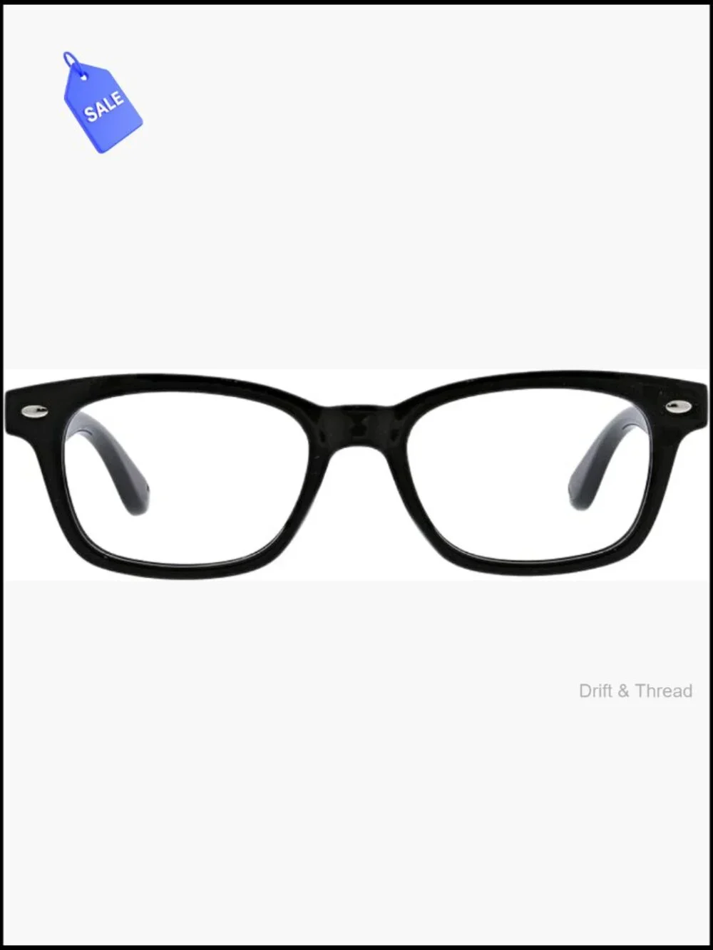 Blue Light Blocking Reading Glasses - UV Protection, Lightweight, Square Frame